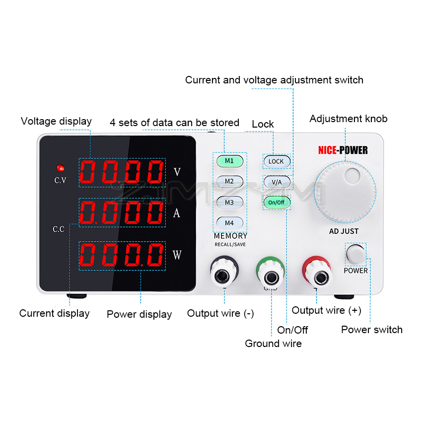 2025 hot sale Lab Programmable - đánh giá và giá High Precision Adjustable Lab Power Supply 120V 3A