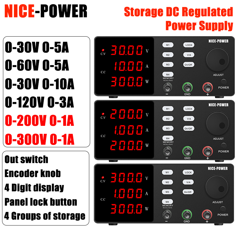 NICE-POWER 200V/300V 1A DC Pow - đánh giá và giá Switching Dc Power Supply 300V 1A