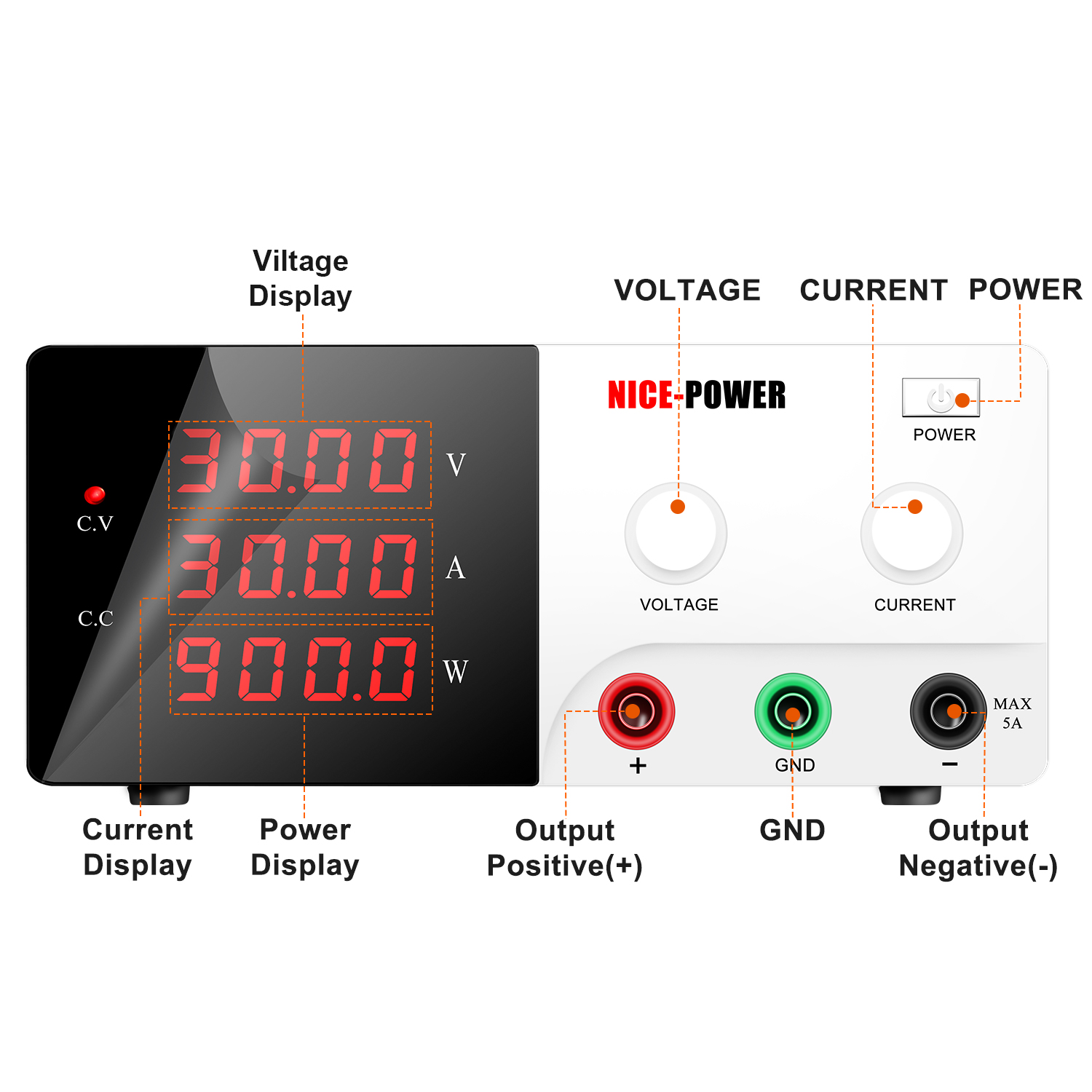 NICE-POWER 30V 30A Bench Power - đánh giá và giá High Power 60V 20A Bench Power Supply